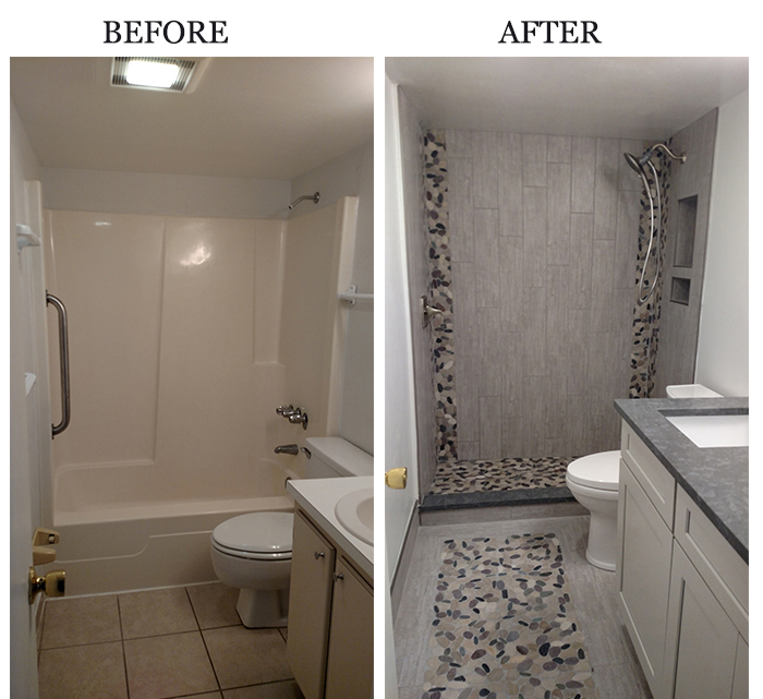 Bathroom Remodel Before After